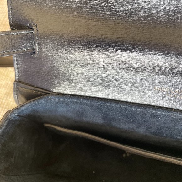 Yves Saint Laurent medium Bellechasse crossbody / Deep Marine YSL PLB482051-1217 - Picture 11 of 16